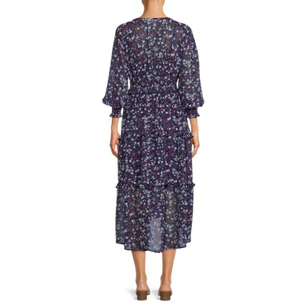 Time and Tru Women's Printed Dress - Picture 3 of 5